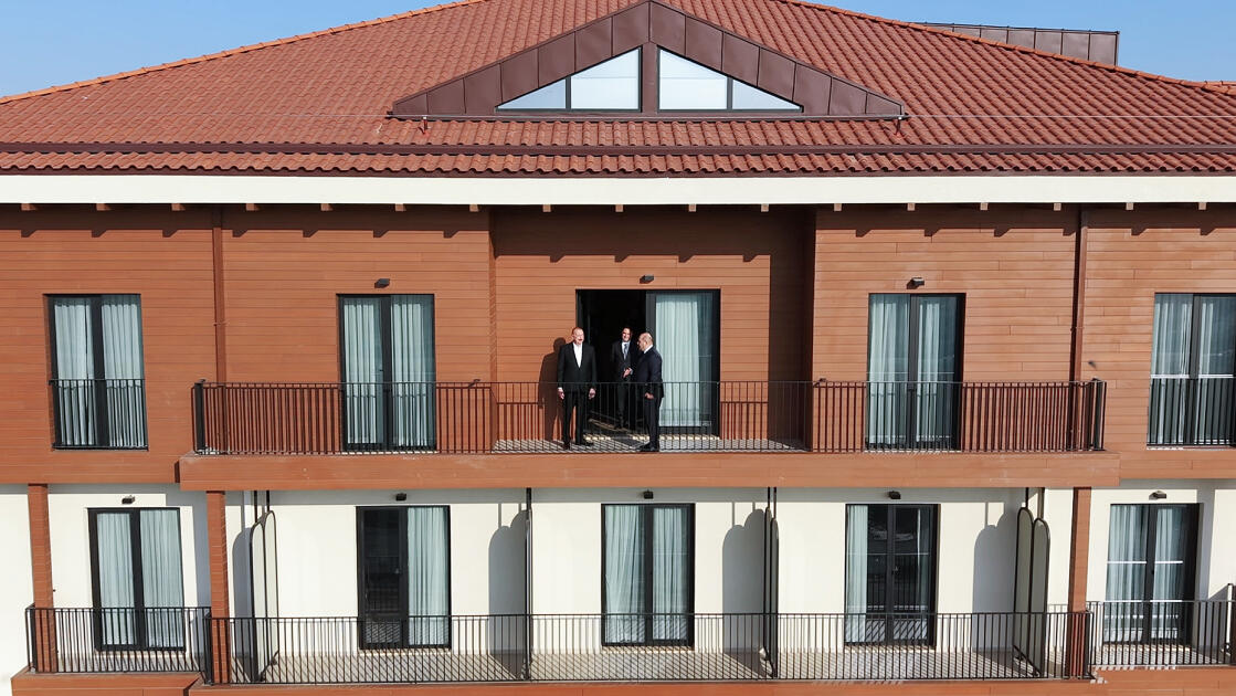 Президент Ильхам Алиев принял участие в открытии отеля Hilton Garden Inn Agdam