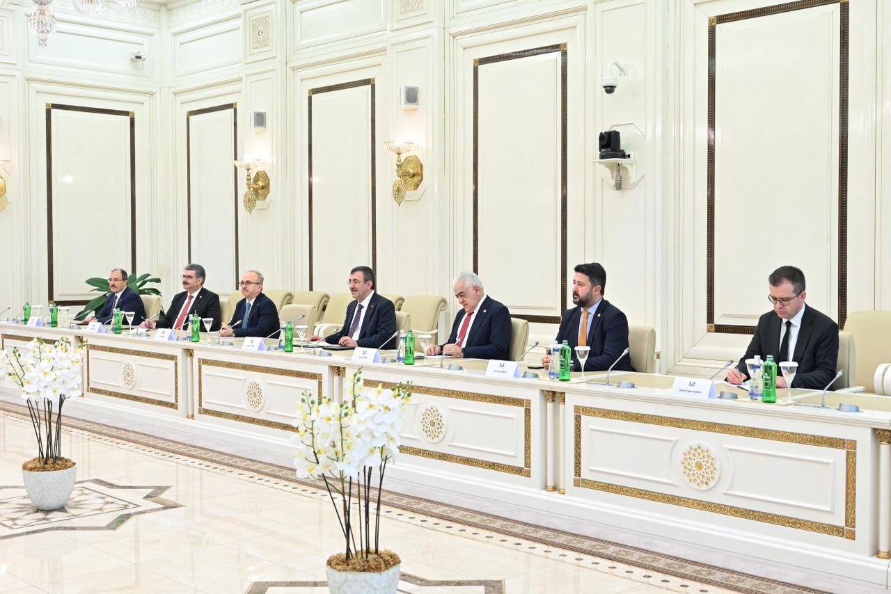 Sahibə Qafarova Türkiyənin Vitse-prezidenti Cevdet Yılmazla görüşüb