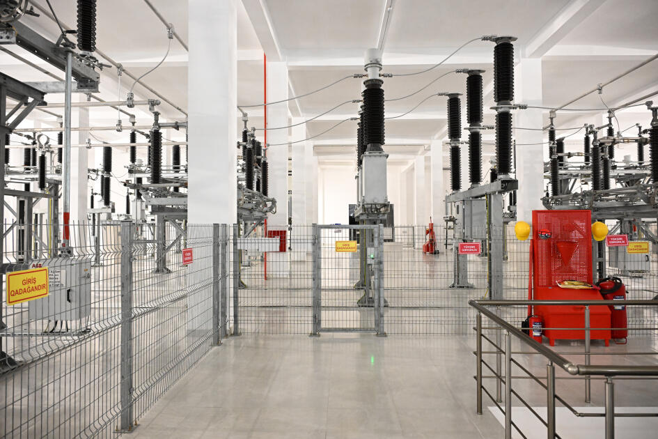 Prezident İlham Əliyev “Xankəndi-1” elektrik yarımstansiyasının açılışında iştirak edib