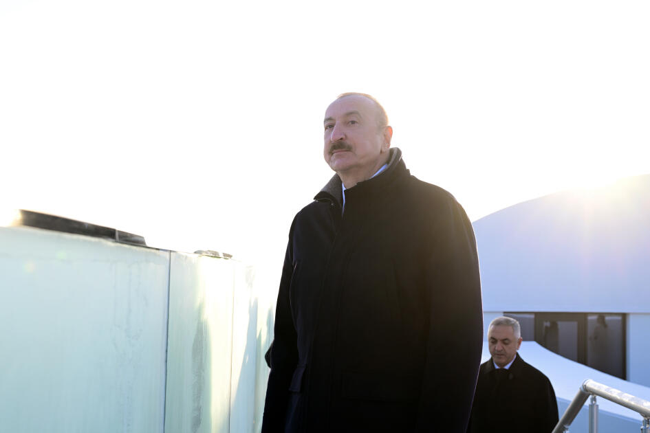 Президент Ильхам Алиев и Первая леди Мехрибан Алиева приняли участие в открытии Парка Победы в Ханкенди