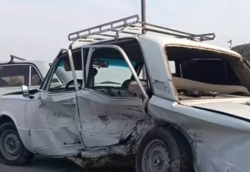 Два "ВАЗ"а столкнулись в Уджаре