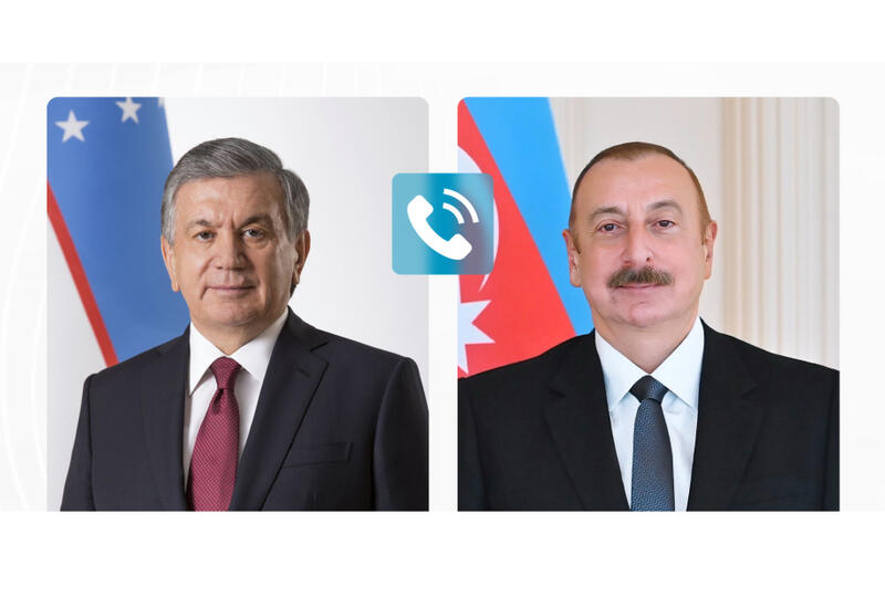 Şavkat Mirziyoyev Prezident İlham Əliyevə zəng edib