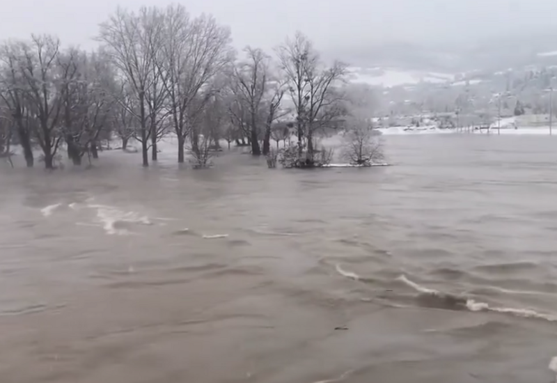 Мощное наводнение во Франции