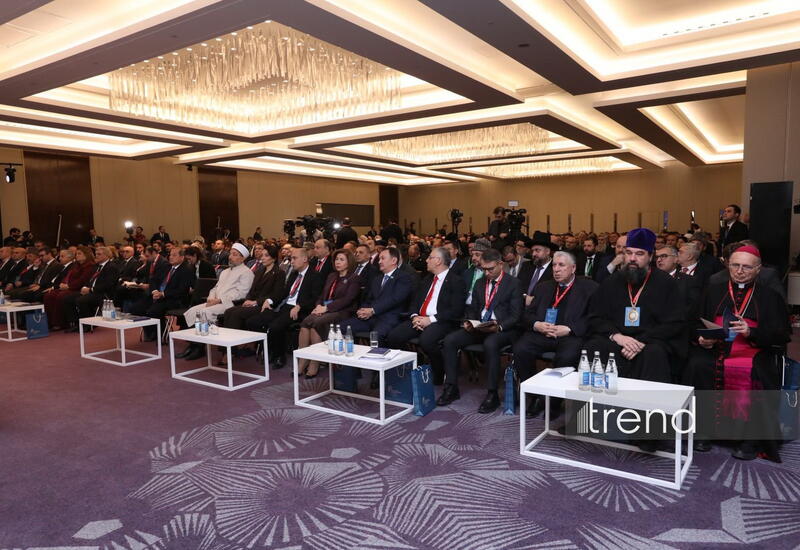 Участники 2-го Форума религиозных деятелей Азербайджана адресовали обращение Президенту Ильхаму Алиеву