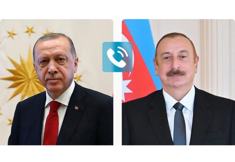 Rəcəb Tayyib Ərdoğan Prezident İlham Əliyevə zəng edib