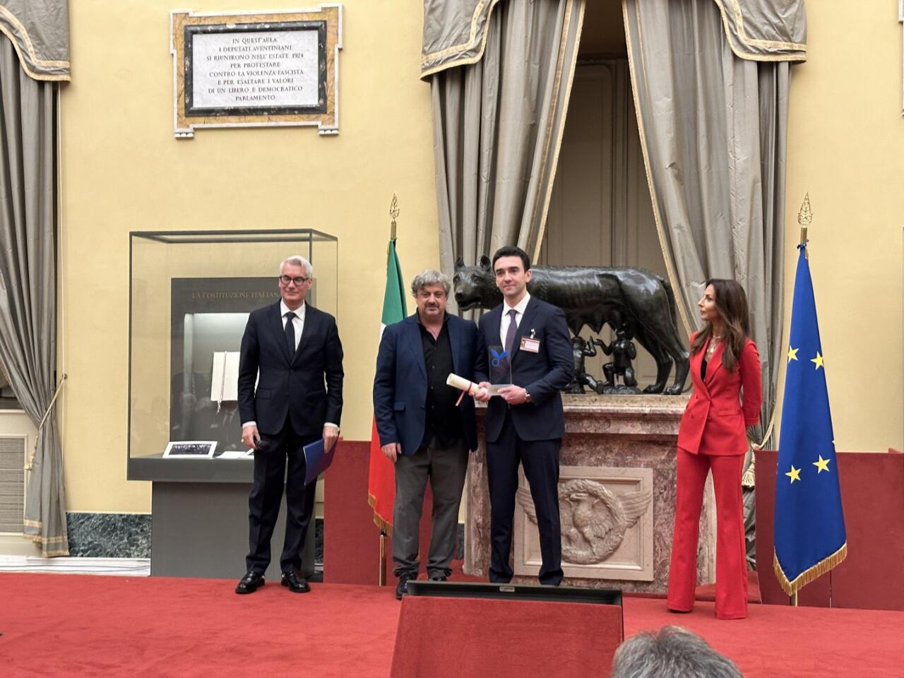 Heydər Əliyev Fondu İtaliyanın Laurentum mükafatı ilə təltif olunub