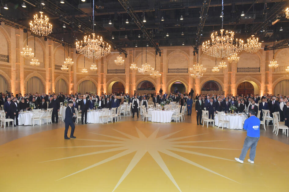 Вице-президент Фонда Гейдара Алиева Лейла Алиева и руководитель Баку Медиа Центра Арзу Алиева приняли участие в Гала-церемонии, посвященной спортивным итогам года