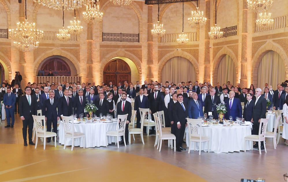 Вице-президент Фонда Гейдара Алиева Лейла Алиева и руководитель Баку Медиа Центра Арзу Алиева приняли участие в Гала-церемонии, посвященной спортивным итогам года