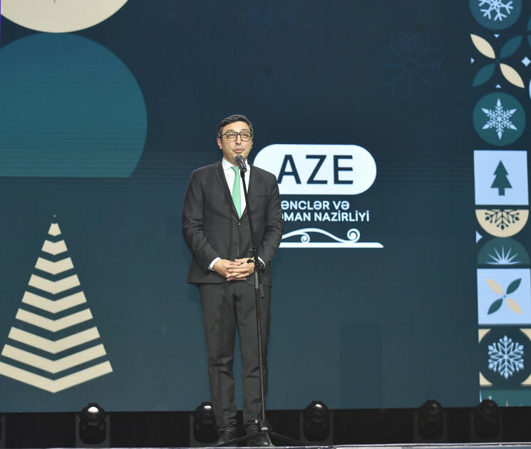 Вице-президент Фонда Гейдара Алиева Лейла Алиева и руководитель Баку Медиа Центра Арзу Алиева приняли участие в Гала-церемонии, посвященной спортивным итогам года