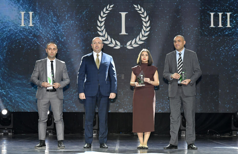 Вице-президент Фонда Гейдара Алиева Лейла Алиева и руководитель Баку Медиа Центра Арзу Алиева приняли участие в Гала-церемонии, посвященной спортивным итогам года