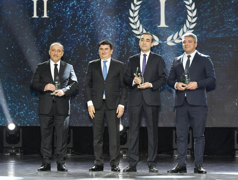 Вице-президент Фонда Гейдара Алиева Лейла Алиева и руководитель Баку Медиа Центра Арзу Алиева приняли участие в Гала-церемонии, посвященной спортивным итогам года