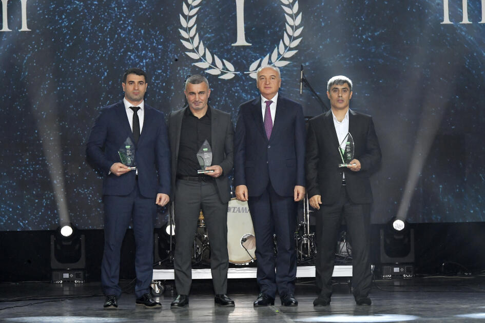 Вице-президент Фонда Гейдара Алиева Лейла Алиева и руководитель Баку Медиа Центра Арзу Алиева приняли участие в Гала-церемонии, посвященной спортивным итогам года