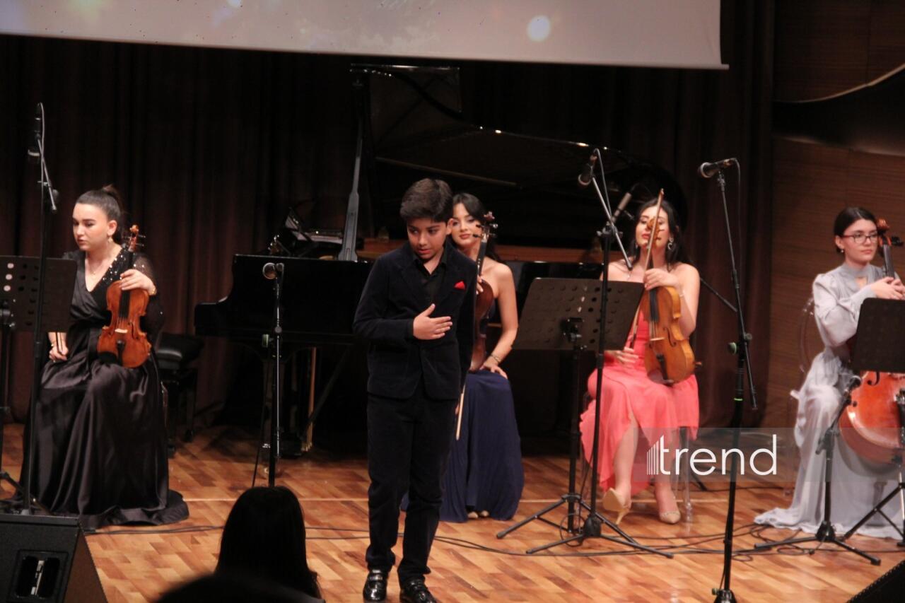 В Баку состоялся праздничный концерт Вокальной музыкальной школы Азербайджана Фидан Гаджиевой