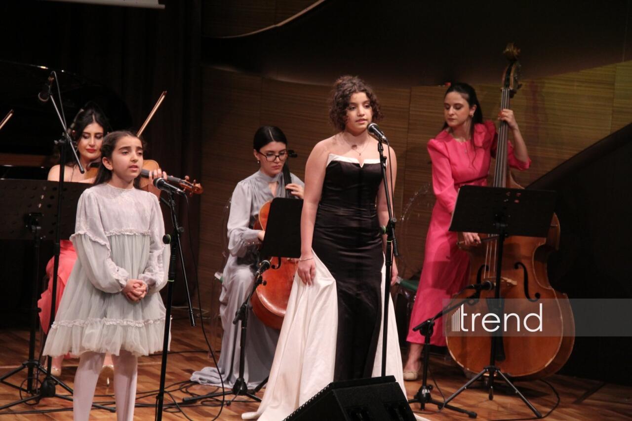 В Баку состоялся праздничный концерт Вокальной музыкальной школы Азербайджана Фидан Гаджиевой