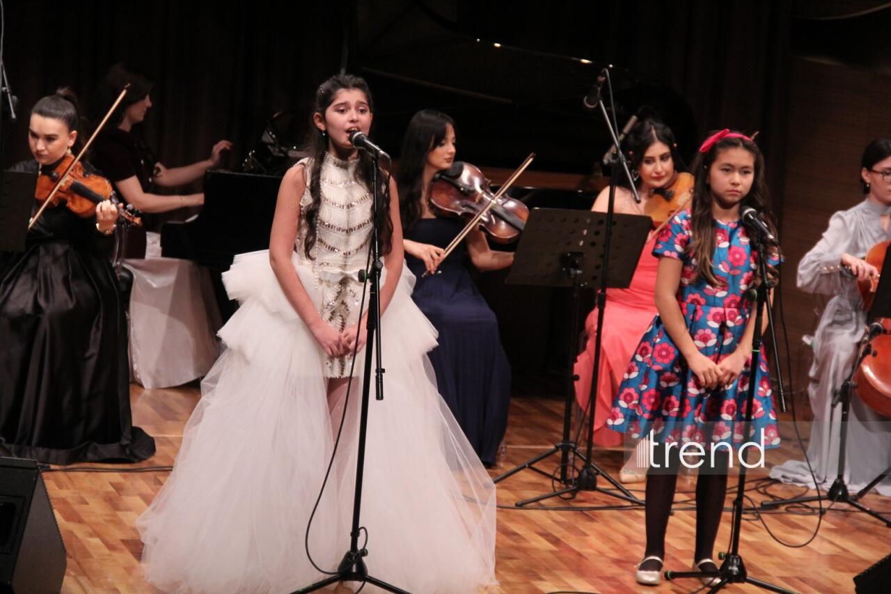 В Баку состоялся праздничный концерт Вокальной музыкальной школы Азербайджана Фидан Гаджиевой