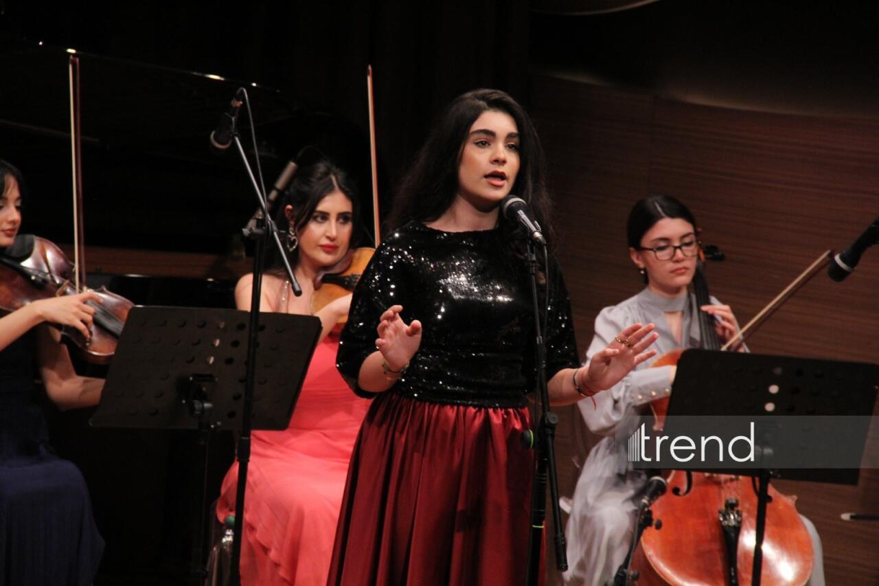 В Баку состоялся праздничный концерт Вокальной музыкальной школы Азербайджана Фидан Гаджиевой