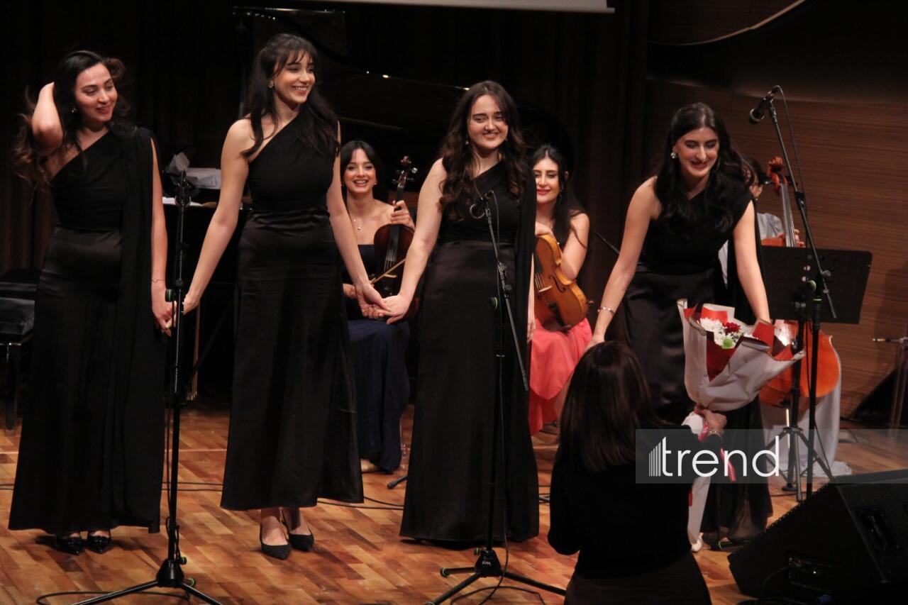 В Баку состоялся праздничный концерт Вокальной музыкальной школы Азербайджана Фидан Гаджиевой