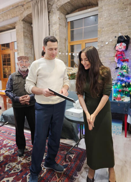 Heydər Əliyev Fondunun vitse-prezidenti Leyla Əliyeva “ANİMAFİLM Studio”nun qonağı olub