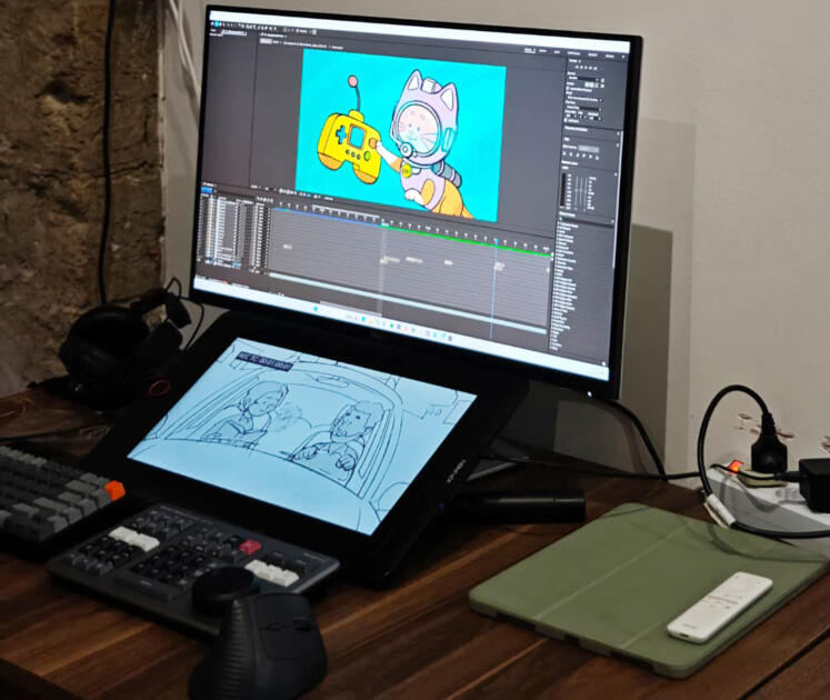 Heydər Əliyev Fondunun vitse-prezidenti Leyla Əliyeva “ANİMAFİLM Studio”nun qonağı olub