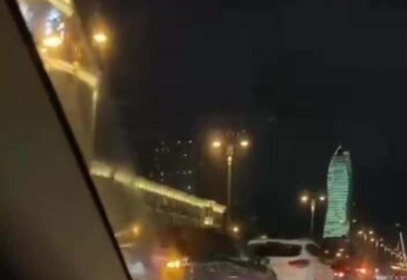 В центре Баку произошла цепная авария