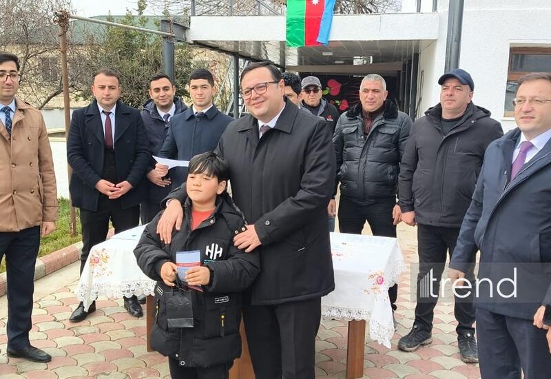 Xıdırlı kəndinə köçən ailələrə evlərinin açarları təqdim olunub