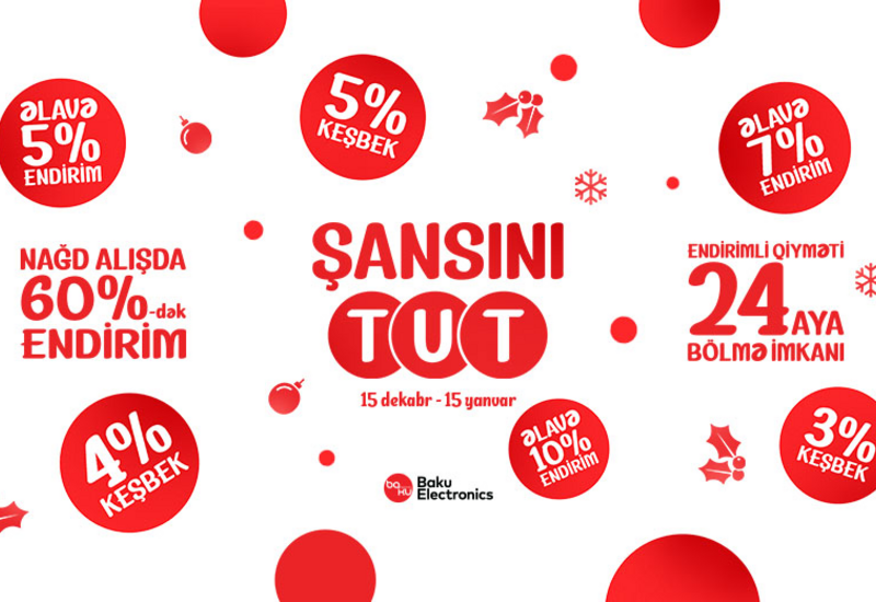 Baku Electronics-də “Şansını Tut” başladı!  Endirimlərin Sehrinə Hazırsınız?