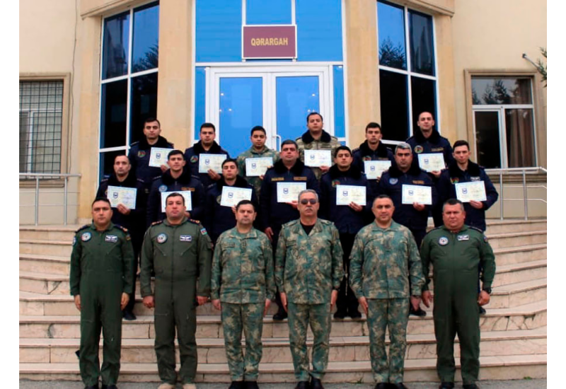 В учебно-тренировочном центре ВВС Азербайджана состоялась очередная церемония выпуска