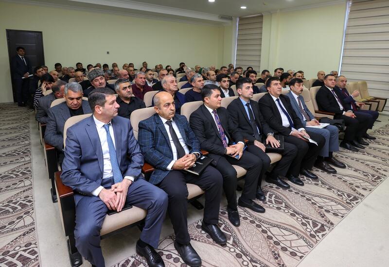 KOBİA Şirvan rayonunda sahibkarlarla görüş keçirib