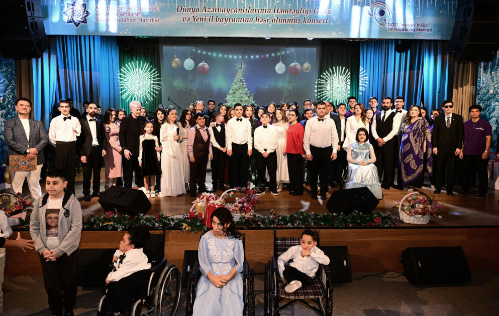 Leyla Əliyeva və Alena Əliyeva DOST İnklüziv İnkişaf və Yaradıcılıq Mərkəzini ziyarət ediblər