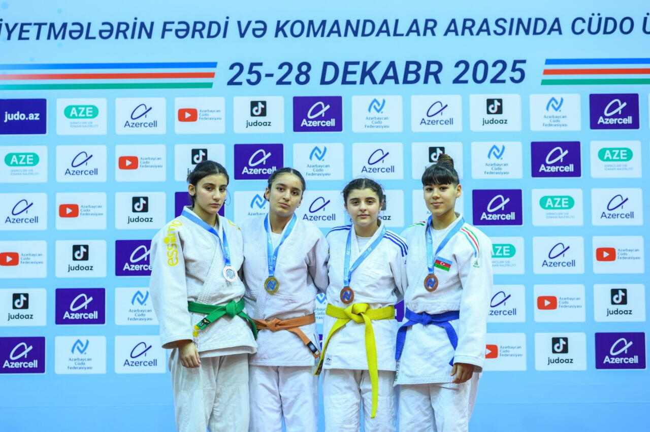 Завершились индивидуальные соревнования чемпионата Азербайджана по дзюдо U14