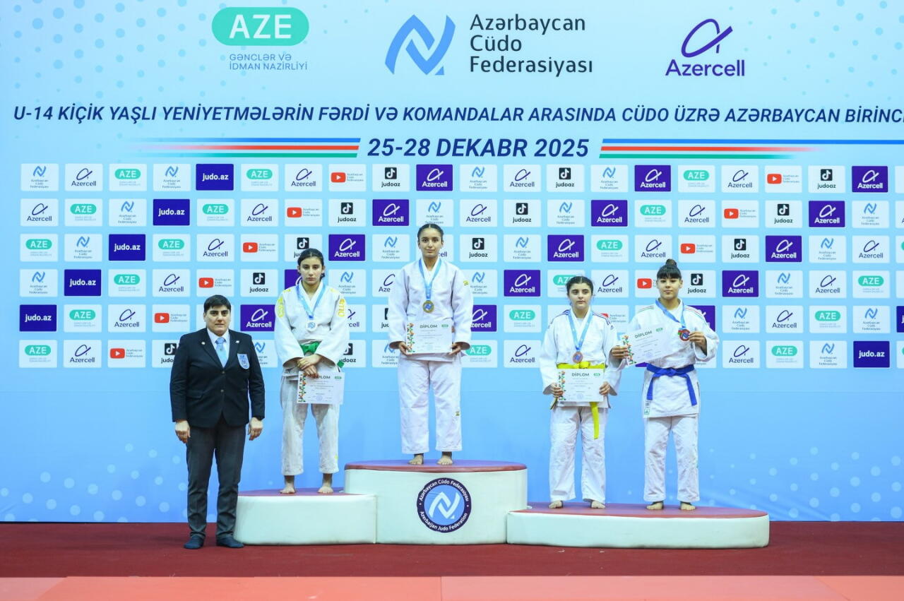 Завершились индивидуальные соревнования чемпионата Азербайджана по дзюдо U14