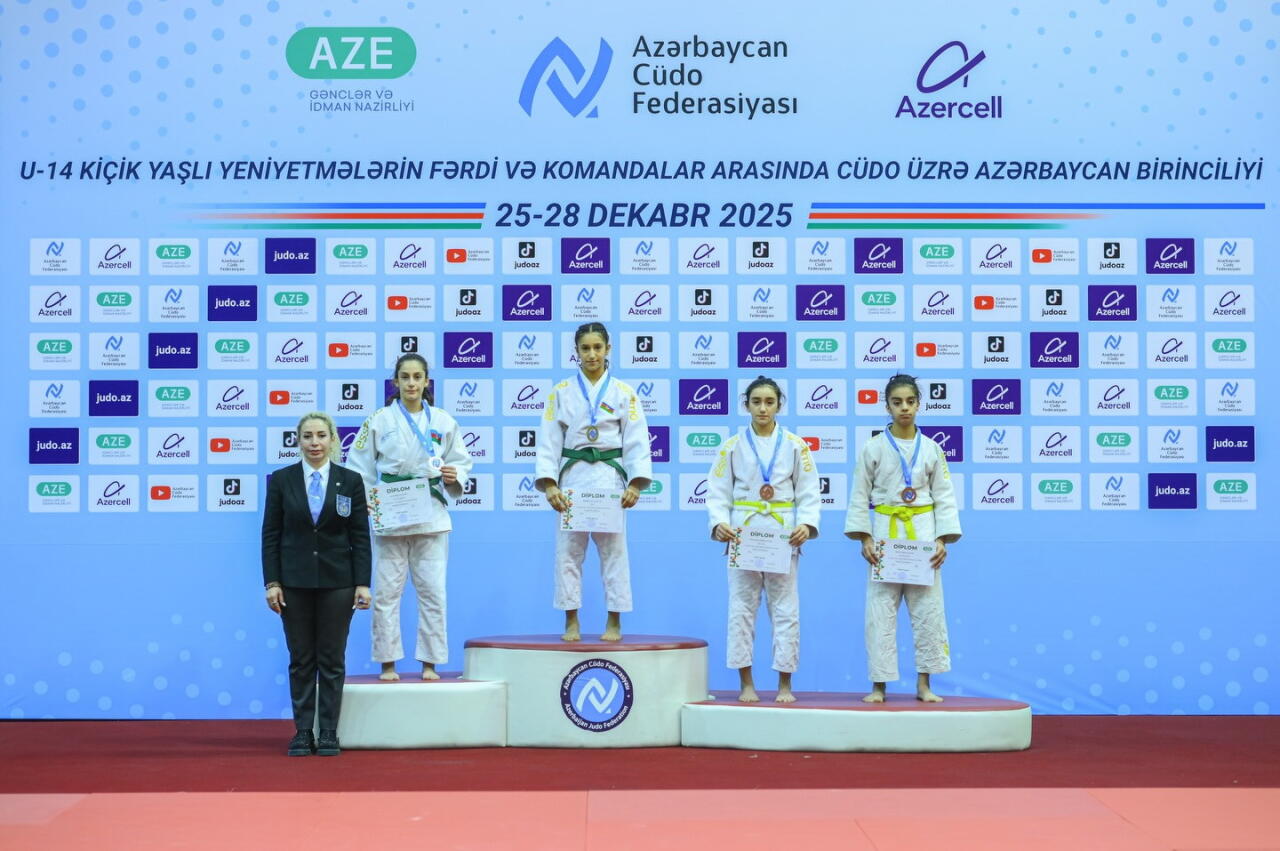 Завершились индивидуальные соревнования чемпионата Азербайджана по дзюдо U14