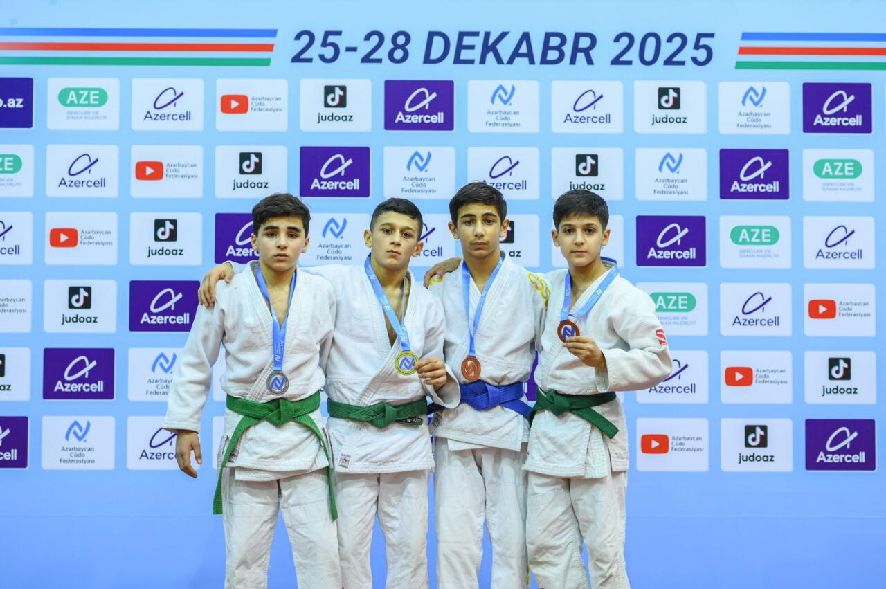 Завершились индивидуальные соревнования чемпионата Азербайджана по дзюдо U14