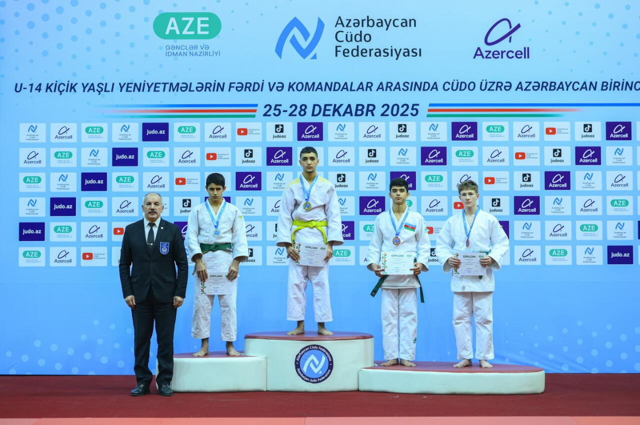 Завершились индивидуальные соревнования чемпионата Азербайджана по дзюдо U14
