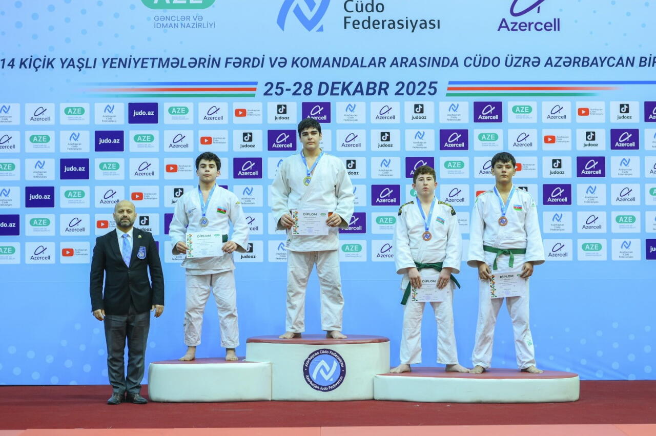 Завершились индивидуальные соревнования чемпионата Азербайджана по дзюдо U14