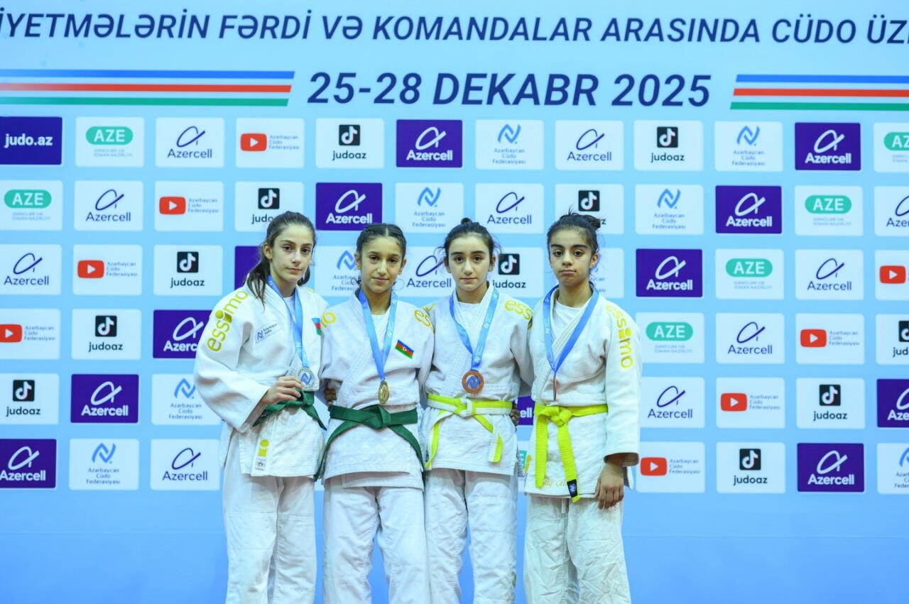 Завершились индивидуальные соревнования чемпионата Азербайджана по дзюдо U14