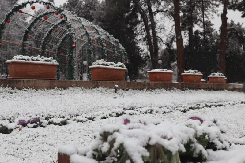 В Ханкенди выпал первый снег