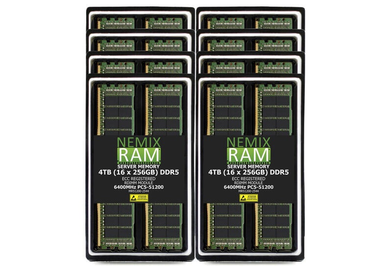 Американская Nemix представила оперативную память объемом 4 Тб
