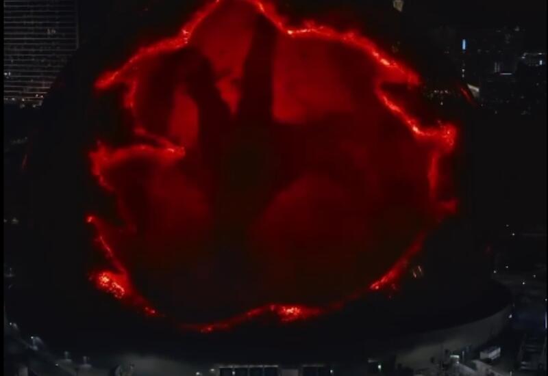 Оформление стадиона в Лас-Вегасе напугало жителей города