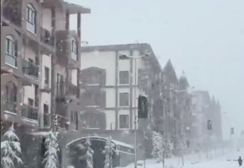 Завораживающий снег в Кяльбаджаре