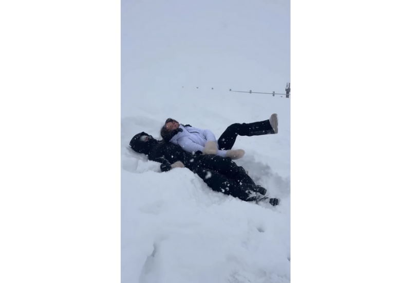 "Рестлинг" на снегу от Марии Стадник