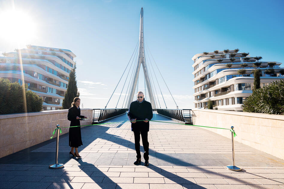 Президент Ильхам Алиев и Первая леди Мехрибан Алиева посетили «Баку Белый город»