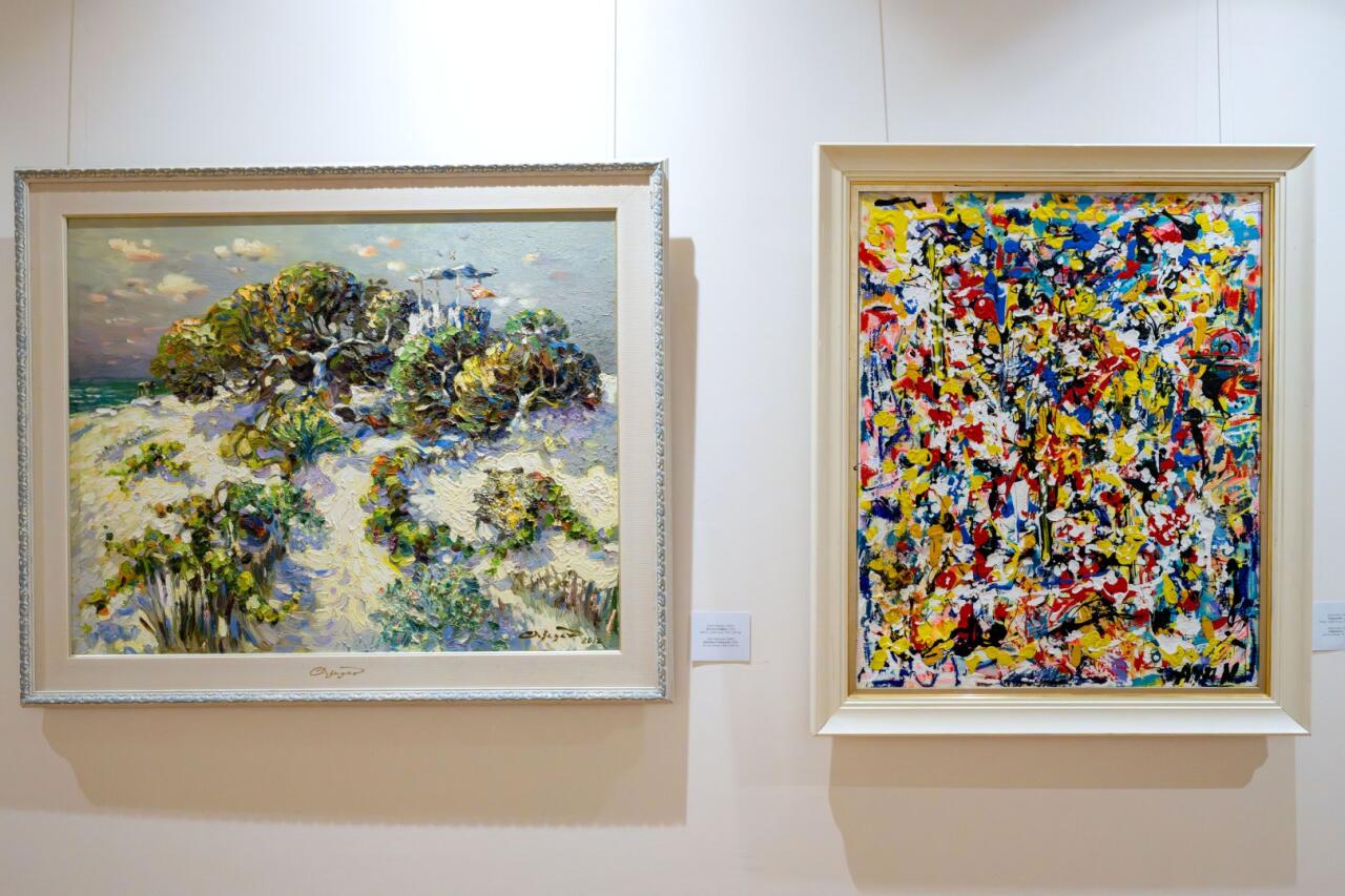 Состоялось открытие выставки, посвящённой 25-летию Азербайджанской академии художеств