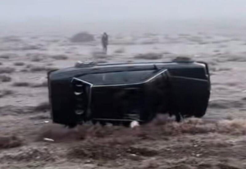 Цепная авария в Гаджигабуле