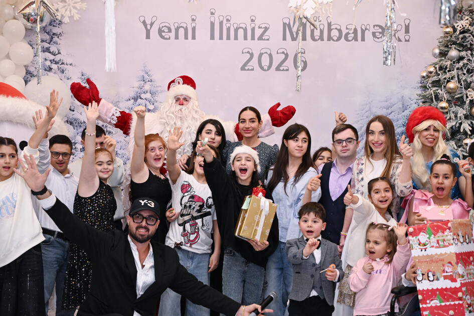 Leyla Əliyeva, Arzu Əliyeva və Alena Əliyeva xüsusi qayğıya ehtiyacı olan uşaqlar üçün təşkil olunan bayram şənliyində iştirak ediblər