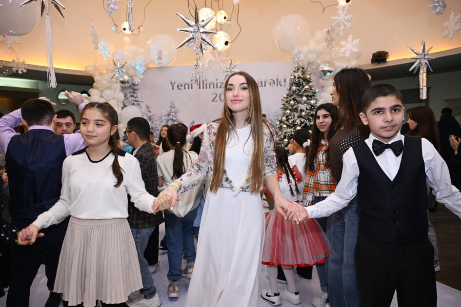 Leyla Əliyeva, Arzu Əliyeva və Alena Əliyeva xüsusi qayğıya ehtiyacı olan uşaqlar üçün təşkil olunan bayram şənliyində iştirak ediblər