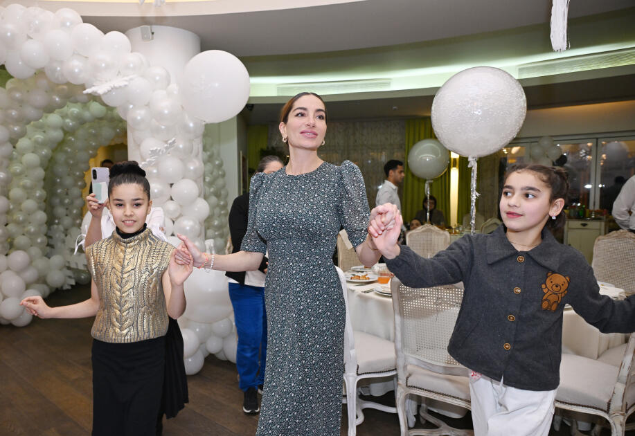 Leyla Əliyeva, Arzu Əliyeva və Alena Əliyeva xüsusi qayğıya ehtiyacı olan uşaqlar üçün təşkil olunan bayram şənliyində iştirak ediblər