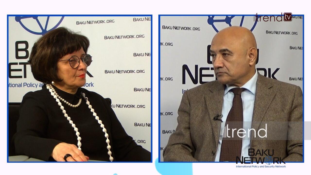 Для меня Гимн Азербайджана - одно из самых сильных и совершенных произведений - Ирина Эльдарова в передаче "Диалог с Тофиком Аббасовым"