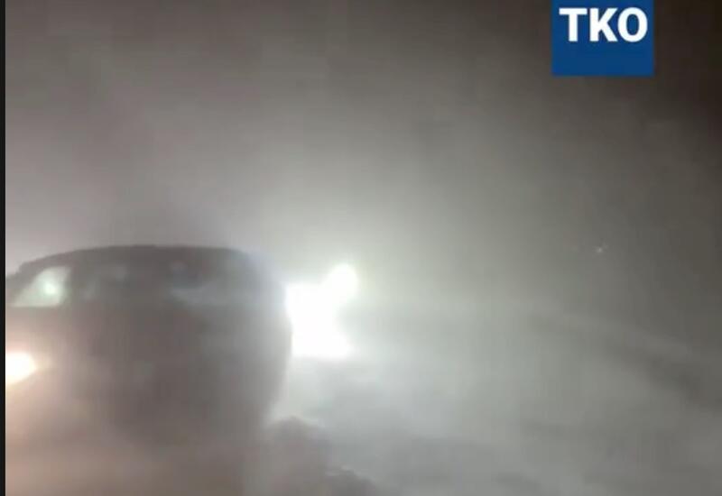 Метель парализовала движение на дорогах Польши