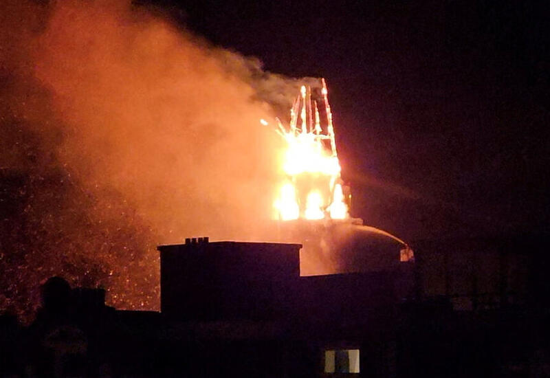 В Амстердаме в новогоднюю ночь загорелась церковь с 150-летней историей